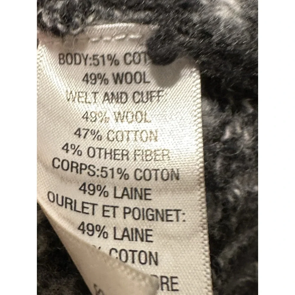 Rag & Bone X Neiman Marcus Sweater-Men 2XL-Gray Wool Blend Shawl Collar Cardigan